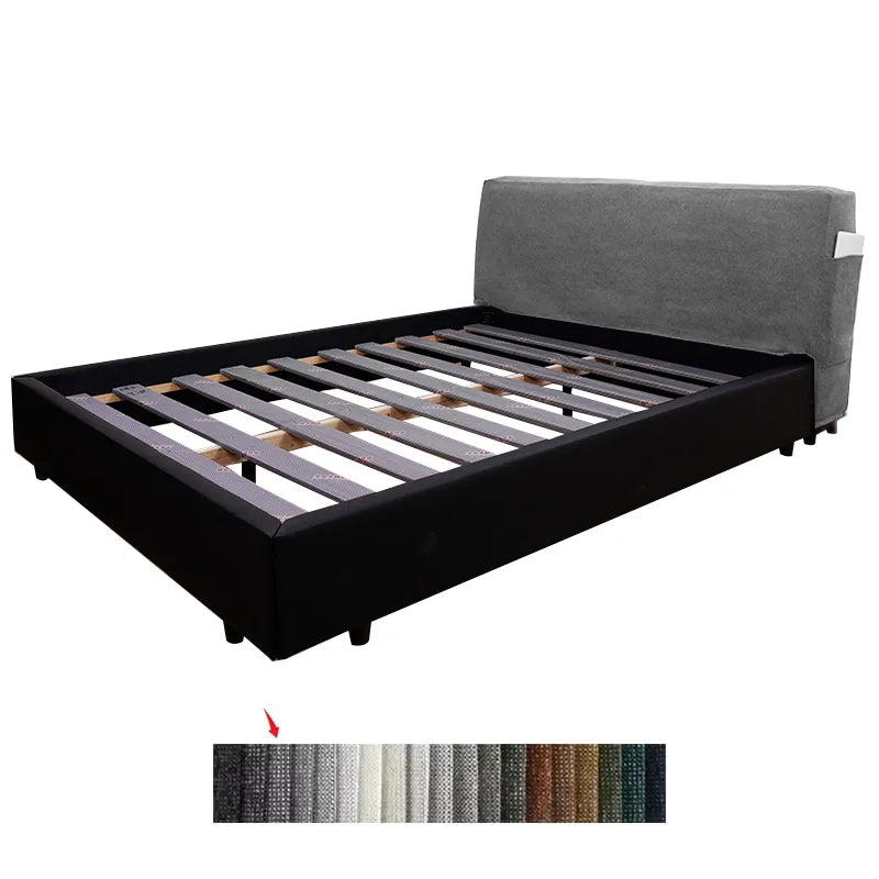 Bed Headboard Cover | Marlowe Collection - Smoke