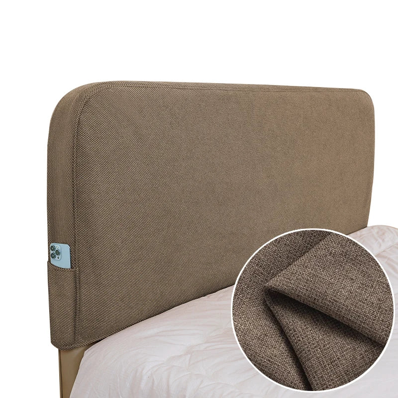 Bed Headboard Cover | Elara Basic - Coffee