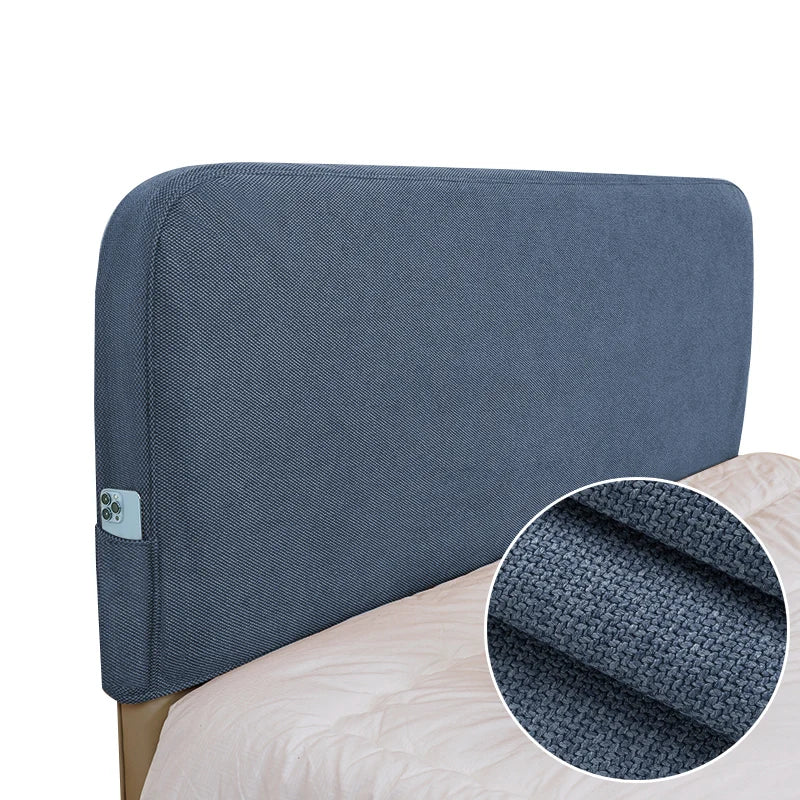 Bed Headboard Cover | Elara Basic - Demin