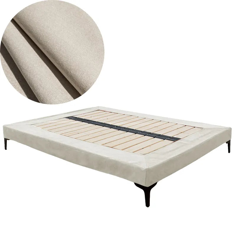 Bed Frame Cover | Sienna Velour - Ivory Whisper