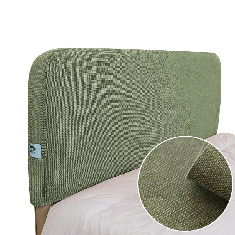 Bed Headboard Cover | Elara Basic - Matcha Mist