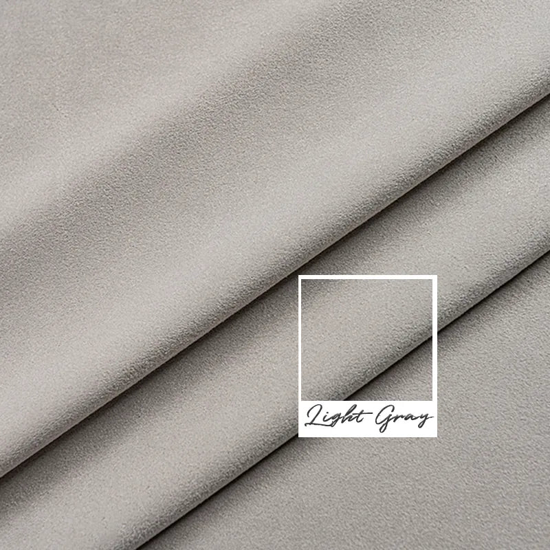 Bed Headboard Cover | Sienna Velour - Light Gray