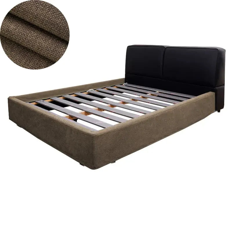 Bed Frame Cover | Elara Flax- Velour Latte