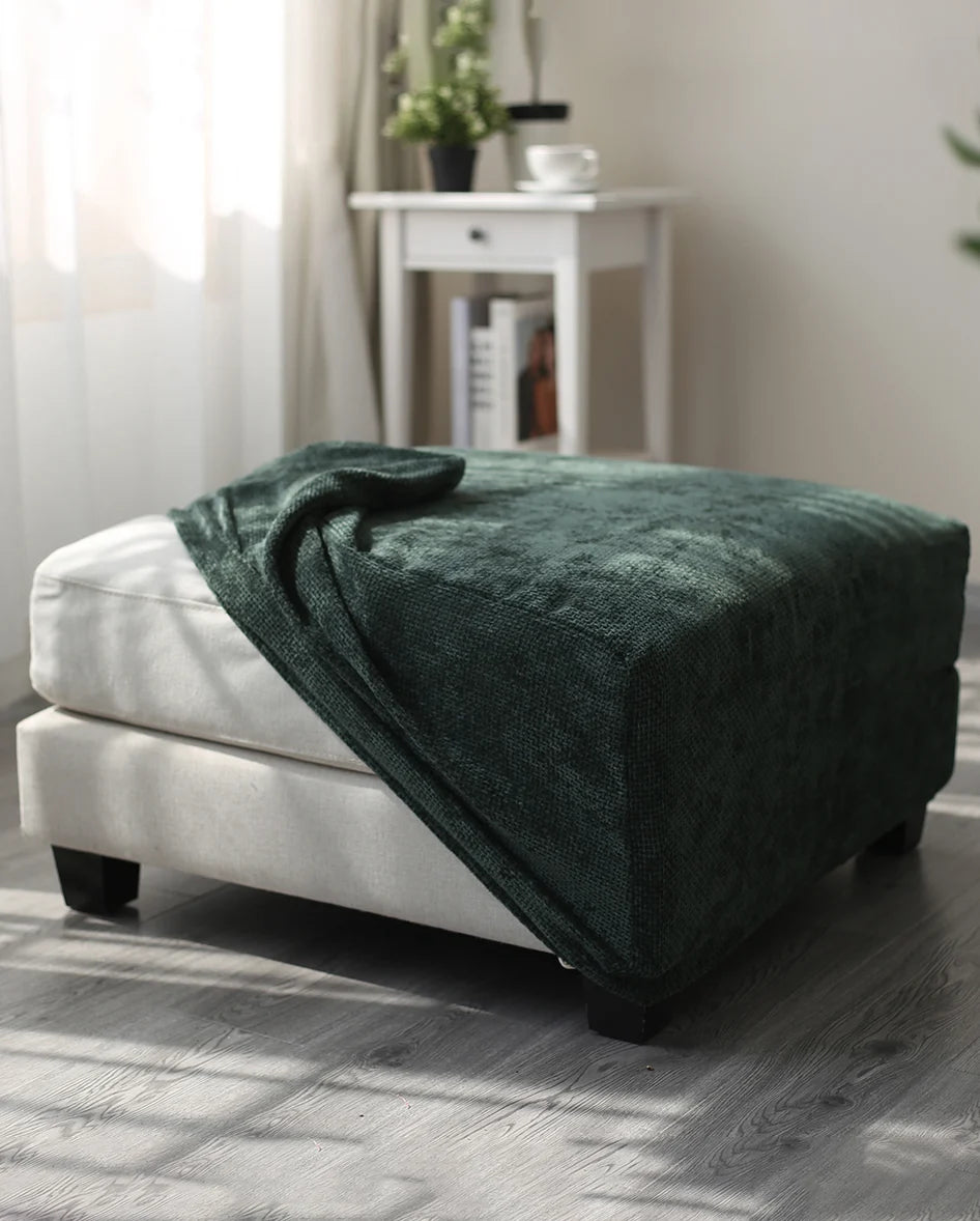 Classic Ottoman Slipcover | Whitman Blossom Co.