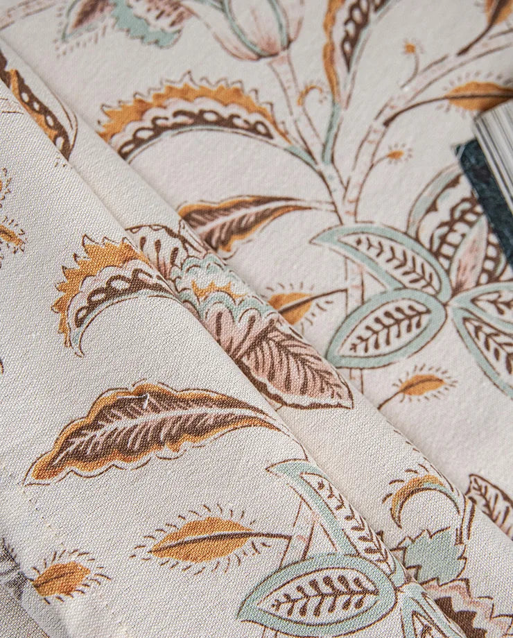 Embroidered Table Cloth for Dining Table | YM·Camellia·French Retro