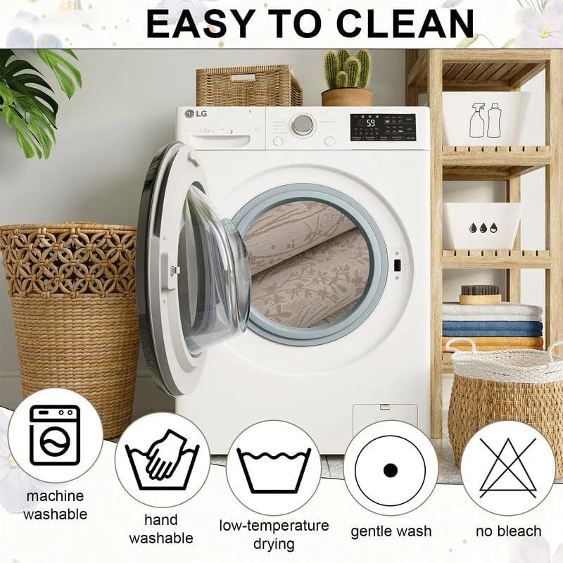 Couch Cushion Cover In Khaki Floral