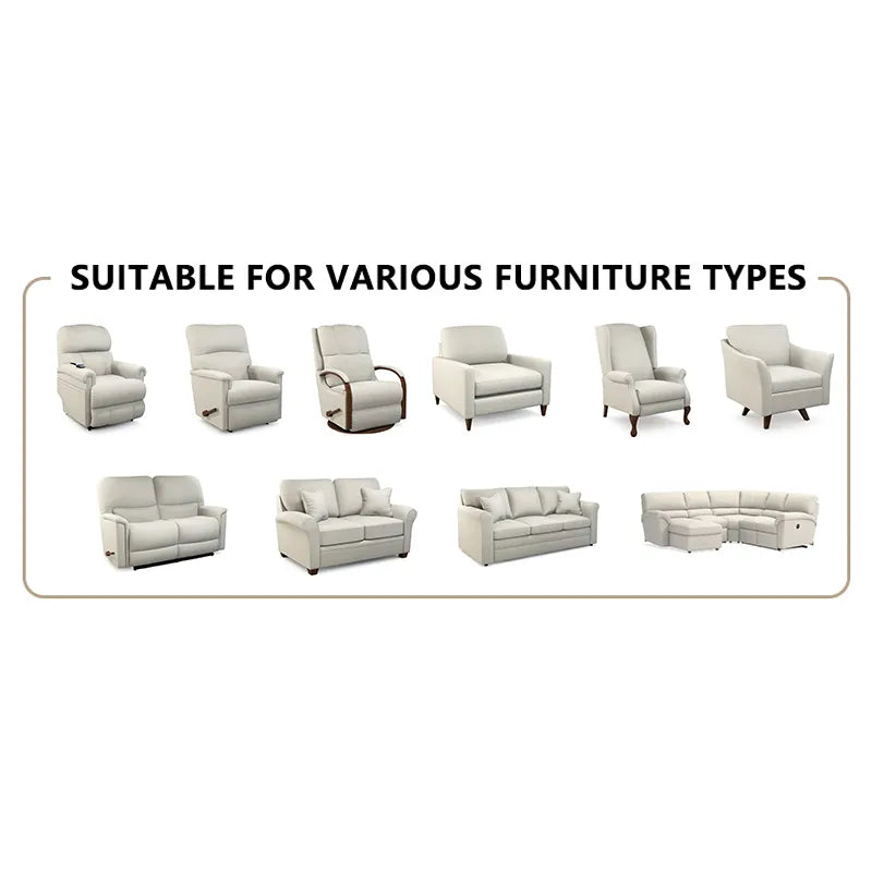 Custom Recliner Chair Slipcover | Sienna Velour - Cocoa Truffle