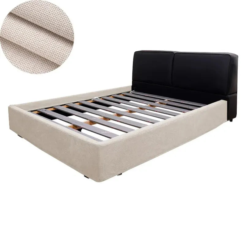 Bed Frame Cover | Elara Flax- Beige