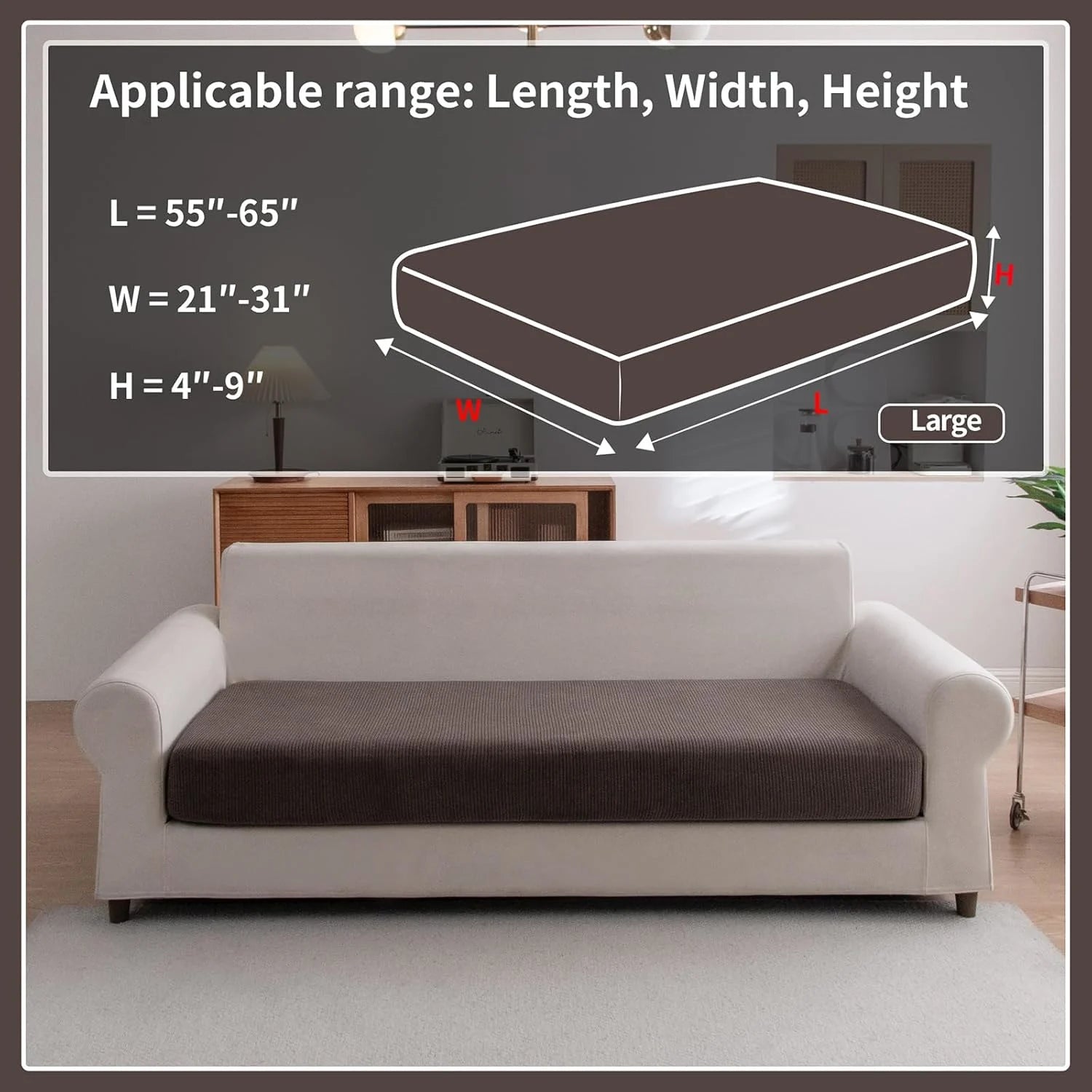 Tenaura marron (coussin)