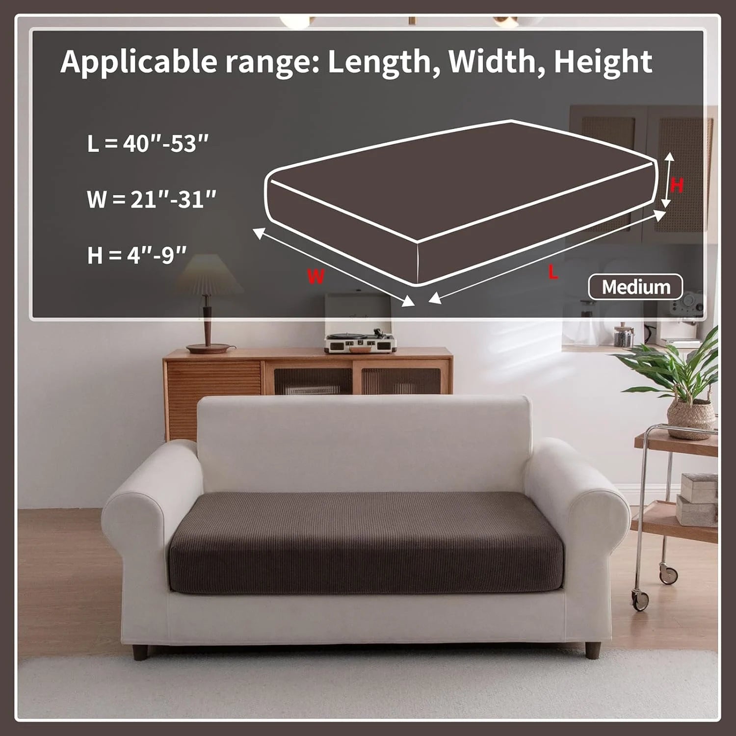 Tenaura marron (coussin)