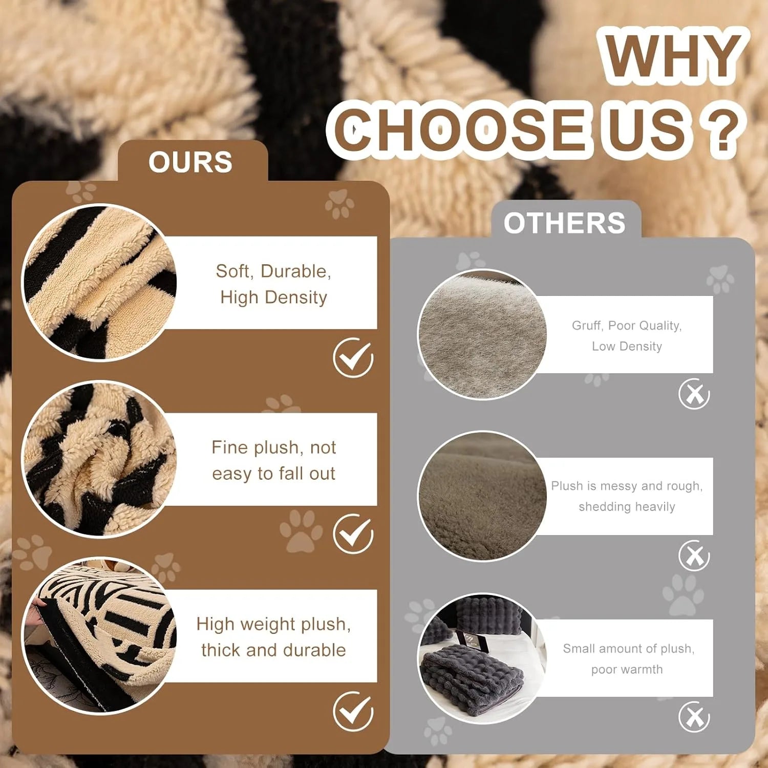 BOHO Couch Cover In Fuzzy Beige