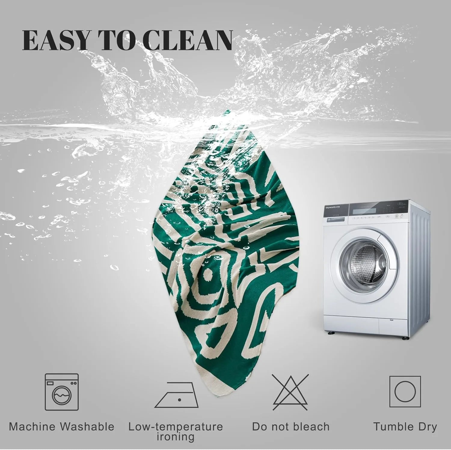 BOHO Couch Cover In Forest Green