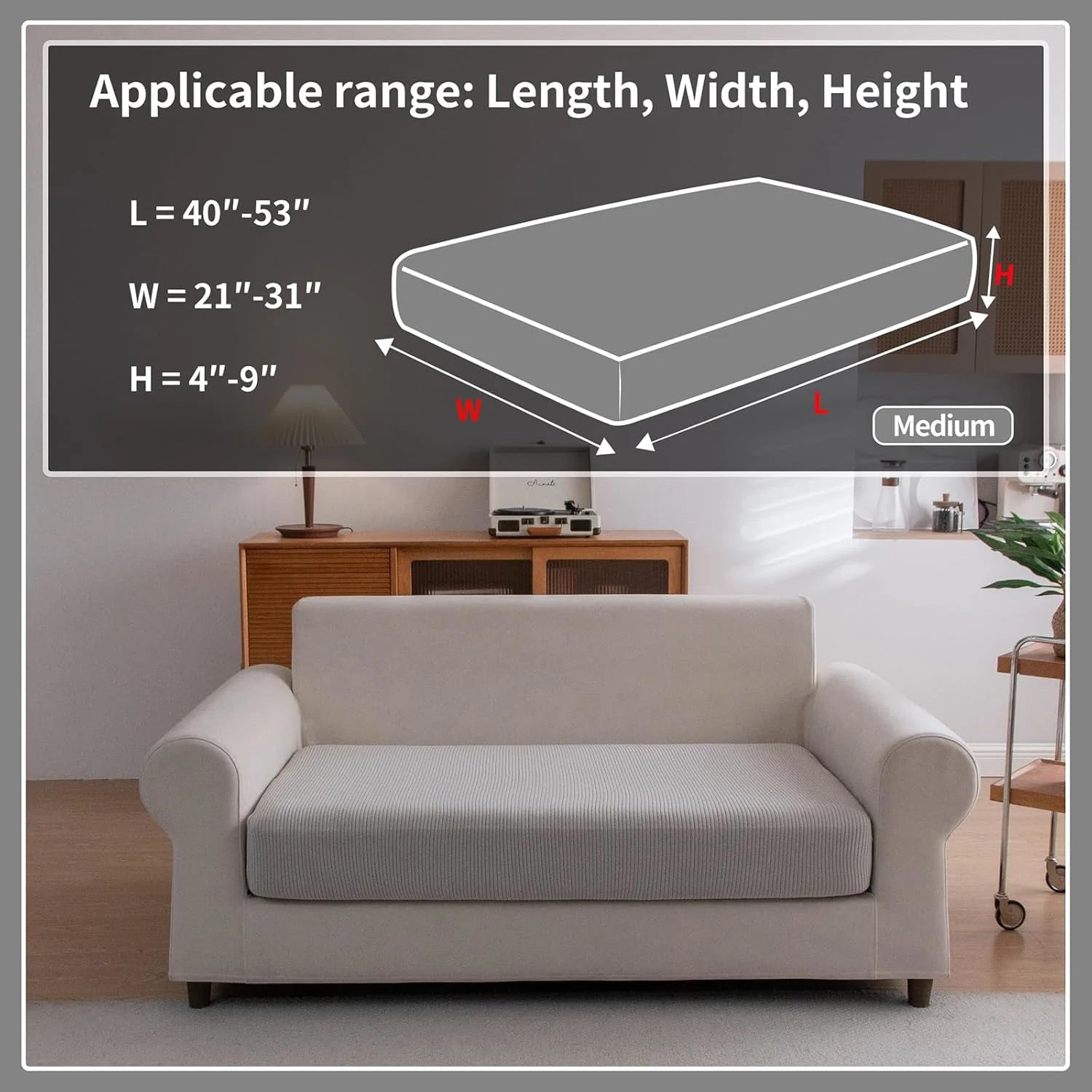 Tenaura gris clair (coussin)