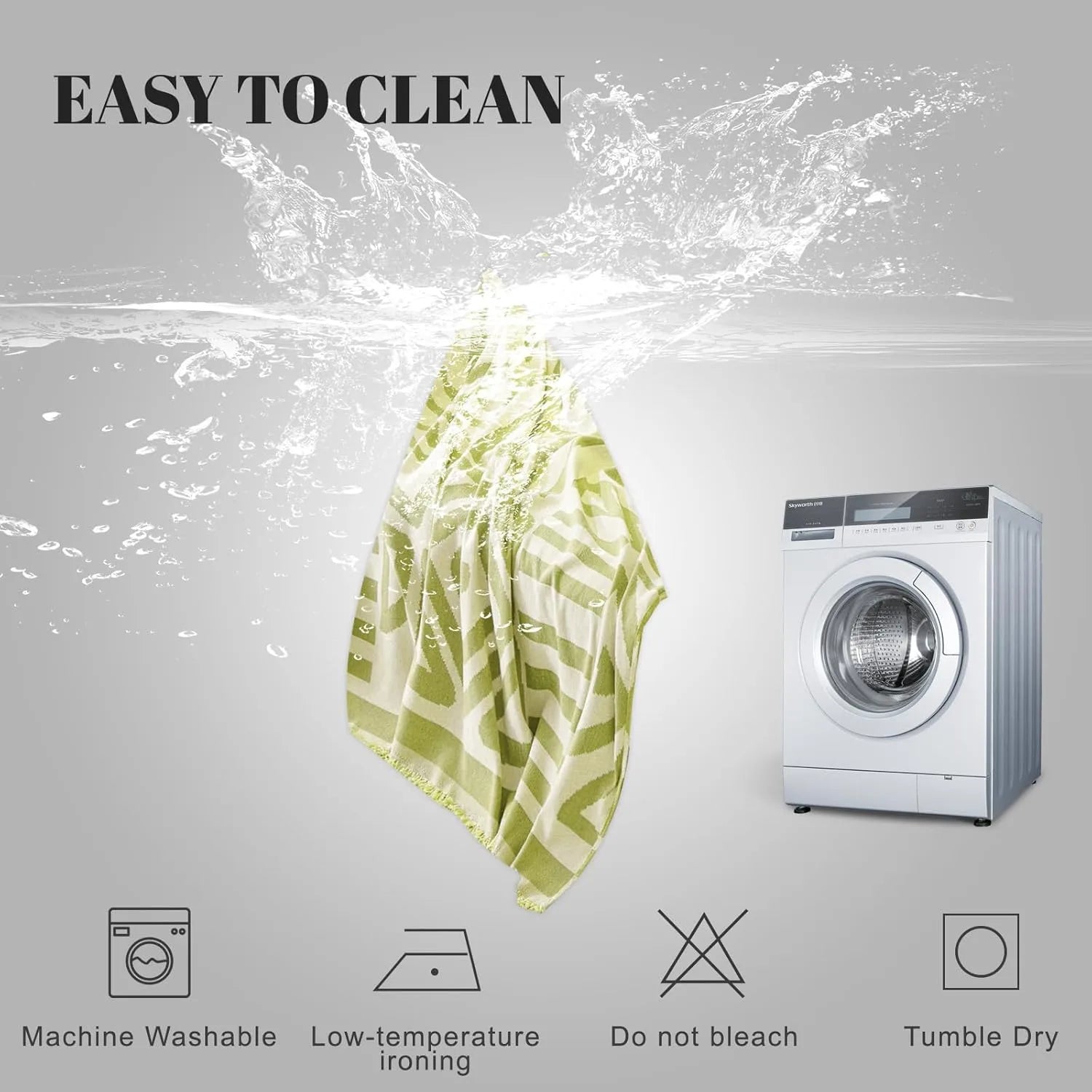 BOHO Couch Cover In Green