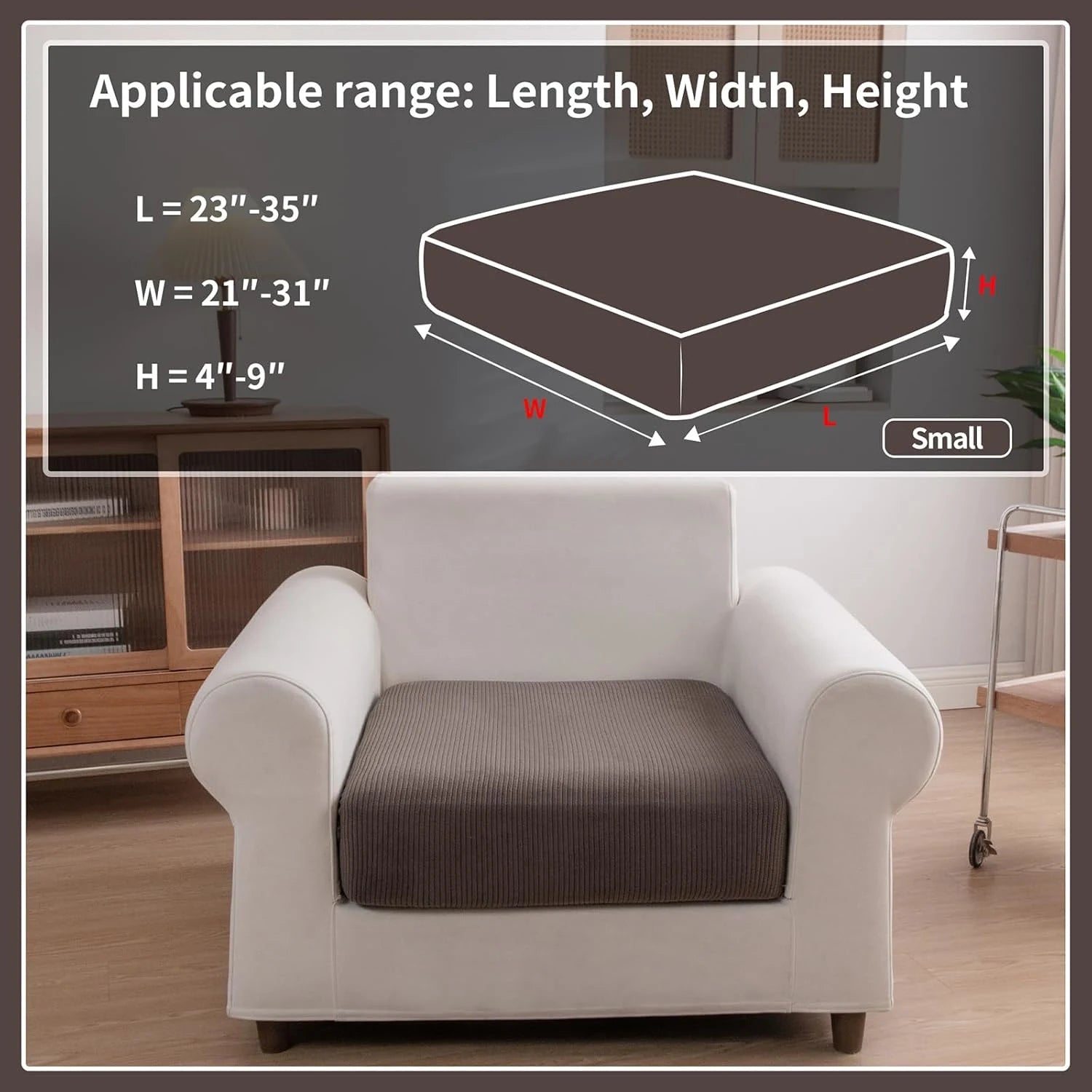 Tenaura marron (coussin)