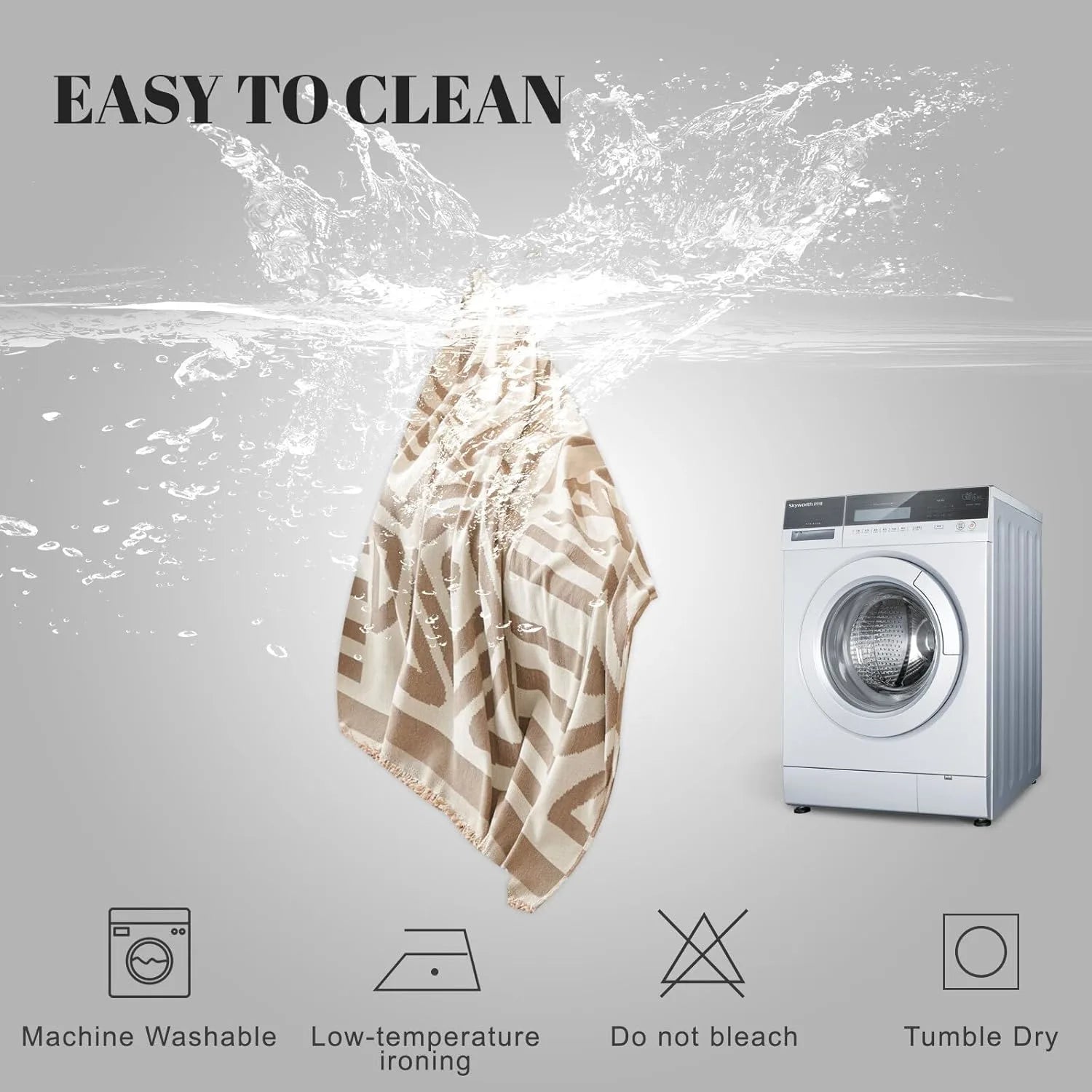 BOHO Couch Cover In Khaki