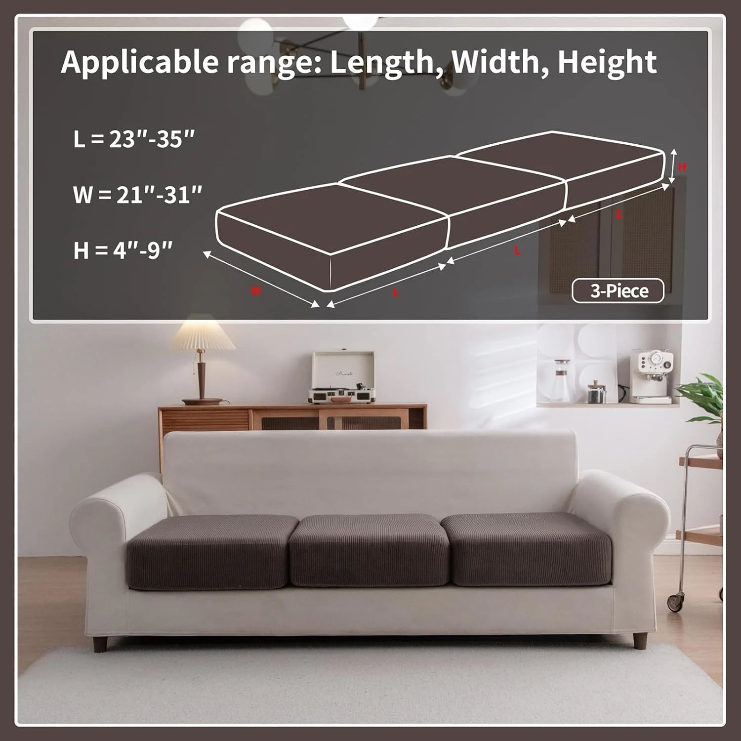 Tenaura marron (coussin)