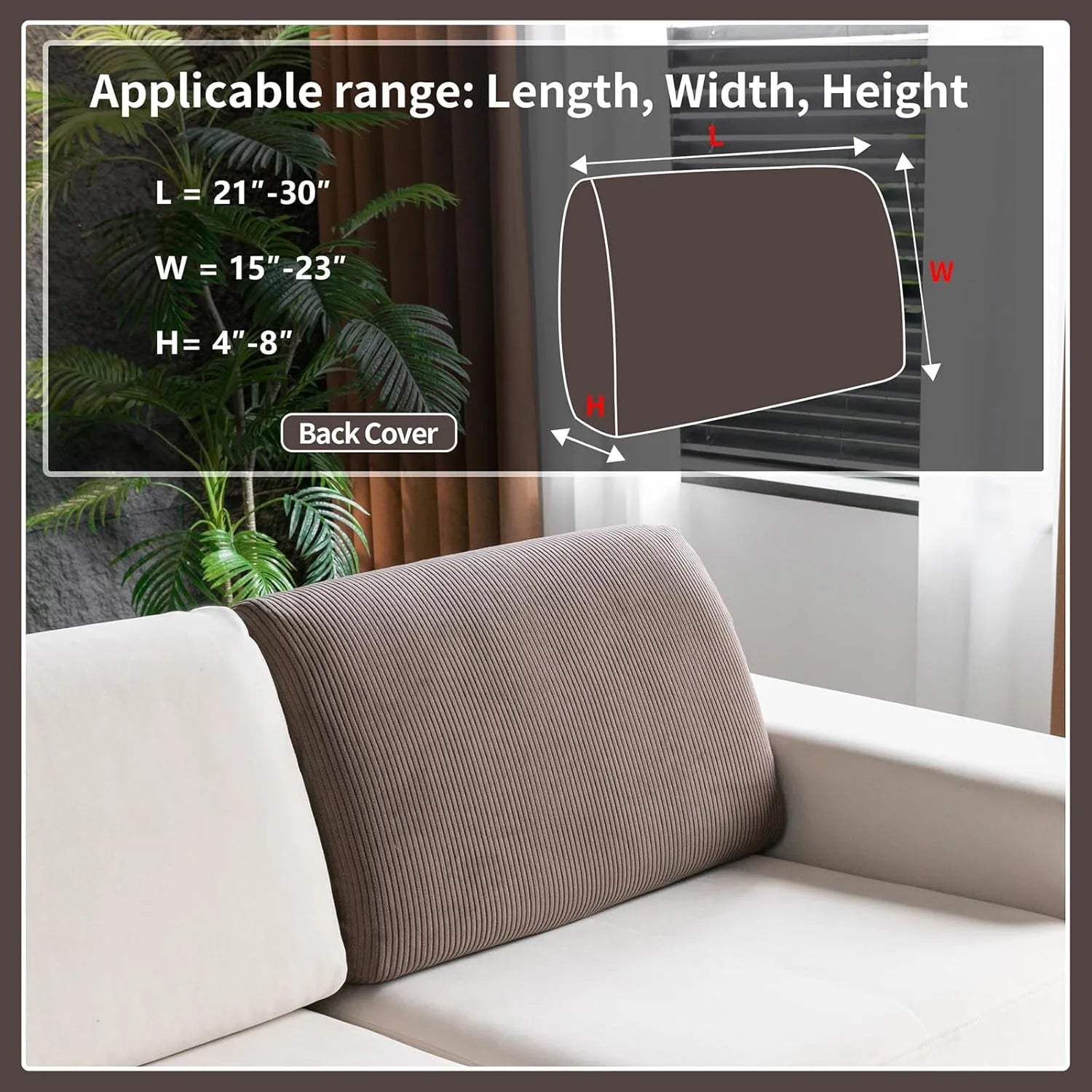 Tenaura marron (coussin)