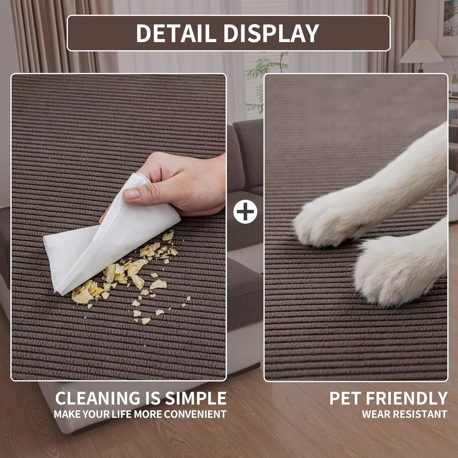 Tenaura marron (coussin)