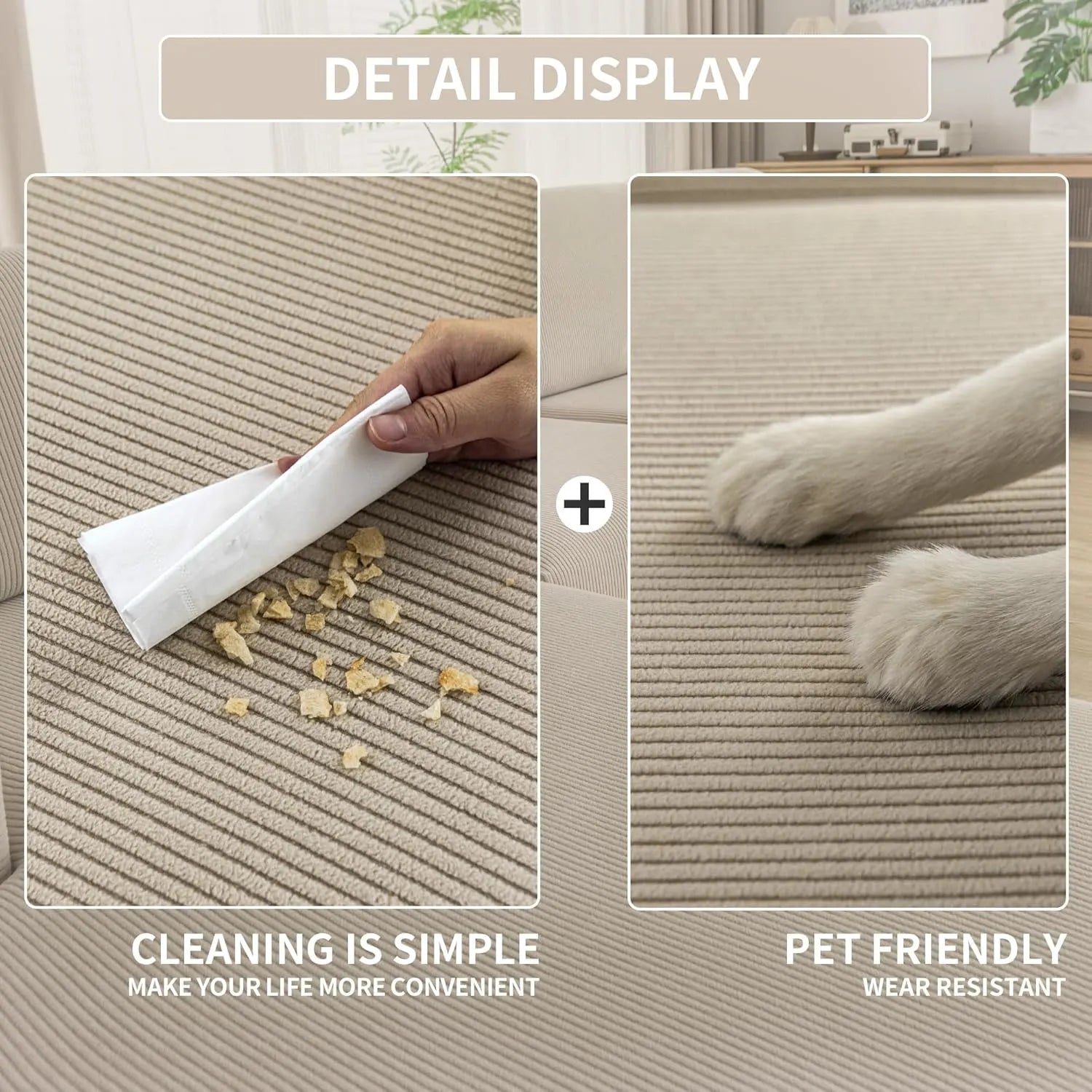 Tenaura marron clair (coussin)