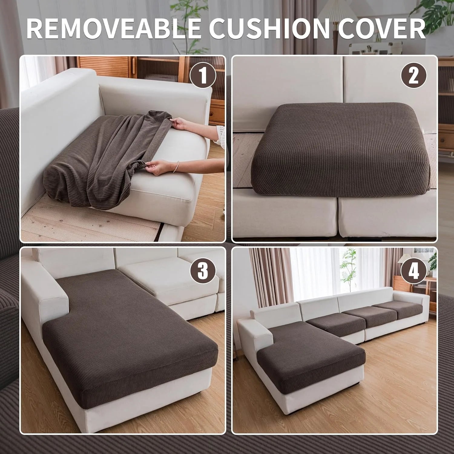 Tenaura marron (coussin)