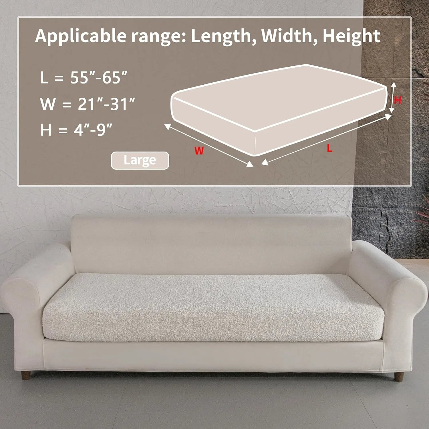 Veludon Ivoire (Coussin)