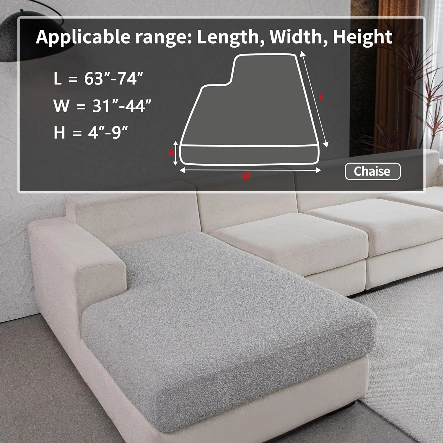 Veludon gris clair (coussin)