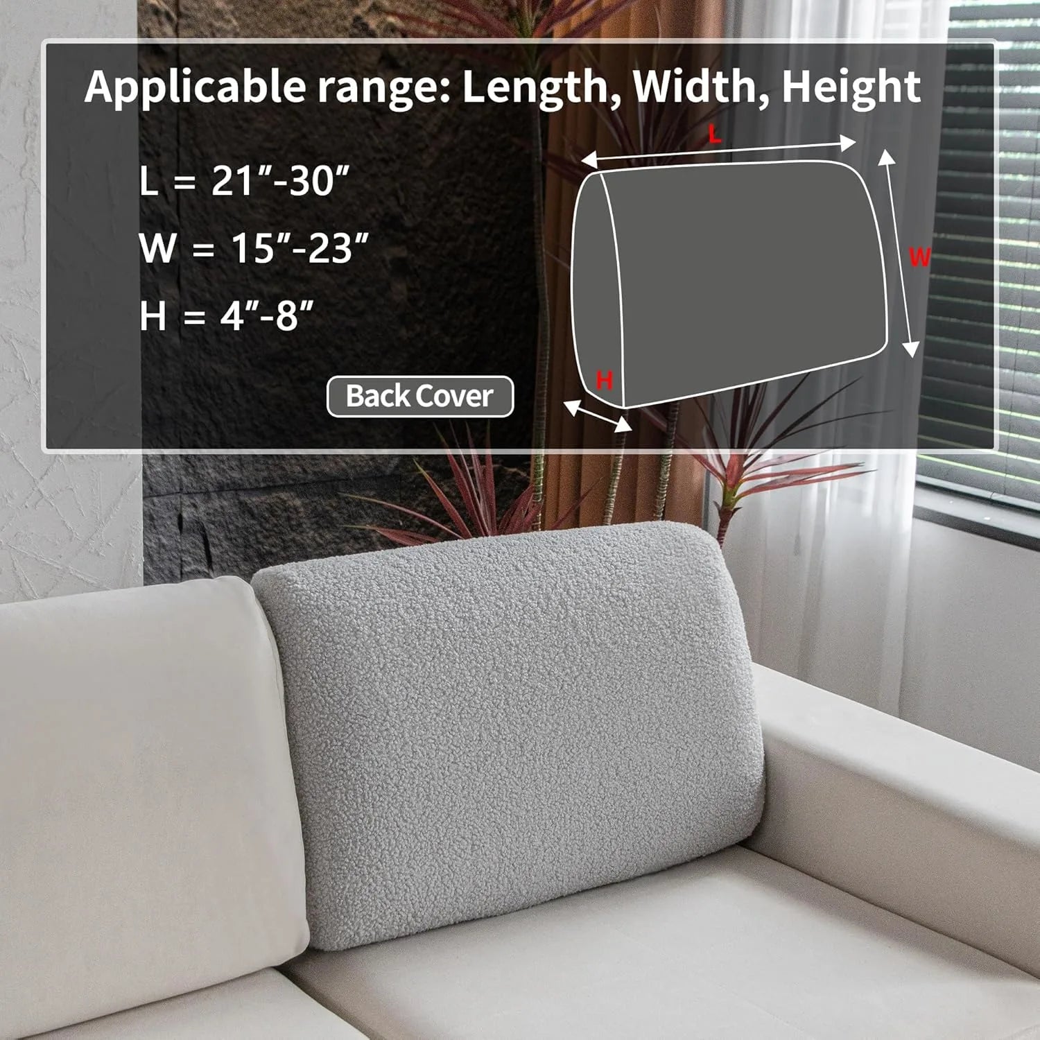 Veludon gris clair (coussin)