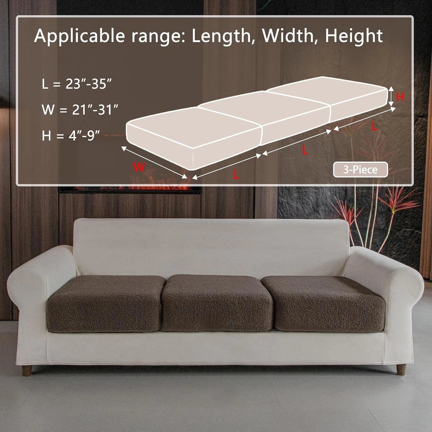 Veludon marron (Coussin)