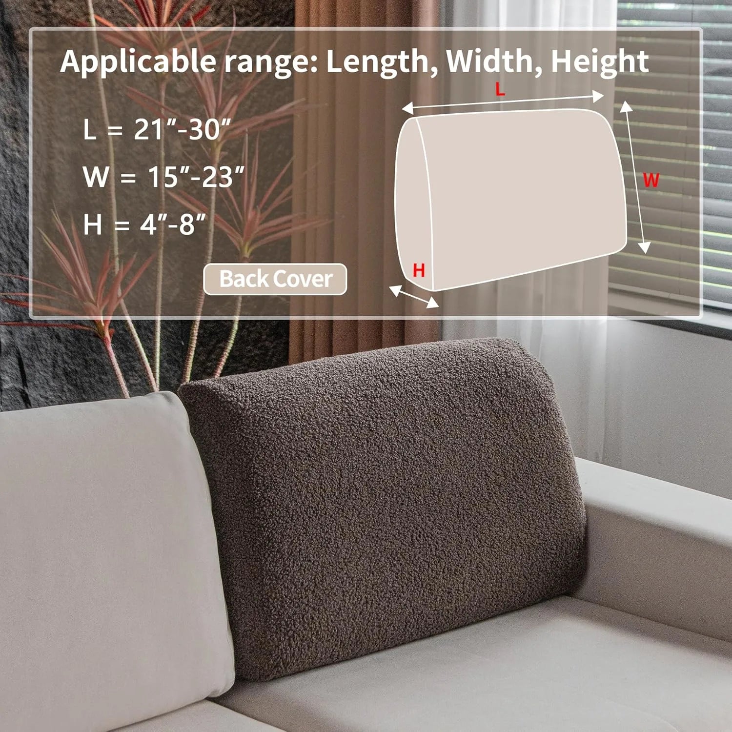 Veludon marron (Coussin)