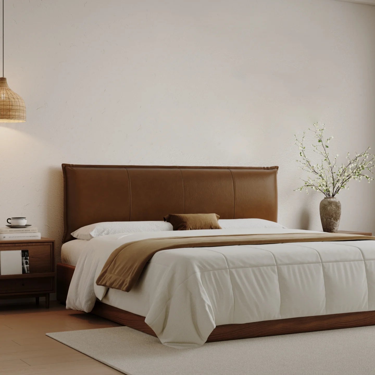 Bed Headboard Cover with Large Cushion | Terravia HB-27