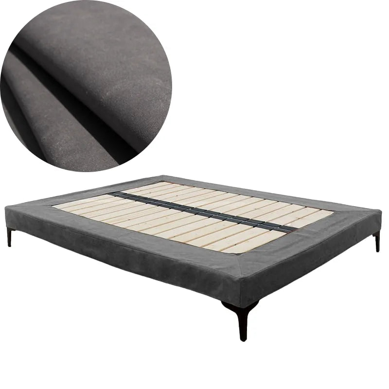 Bed Frame Cover | Sienna Velour - Urban Slate