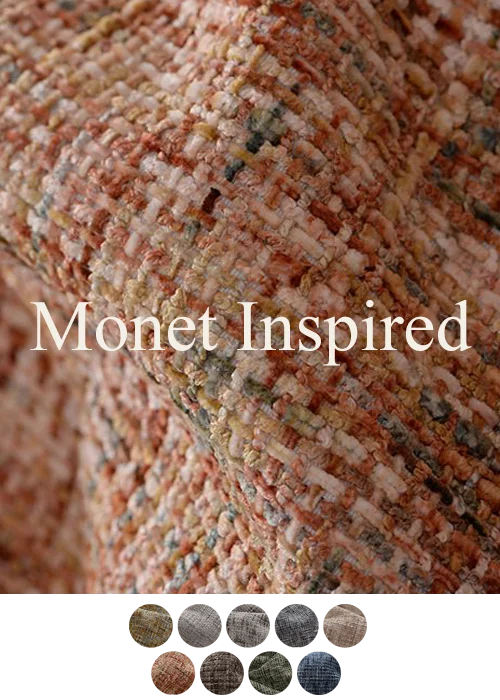 Monet-inspired layered texture