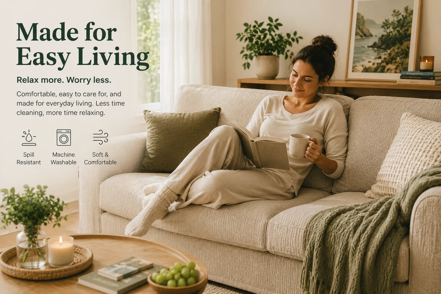 Fabric Made for Easy Living