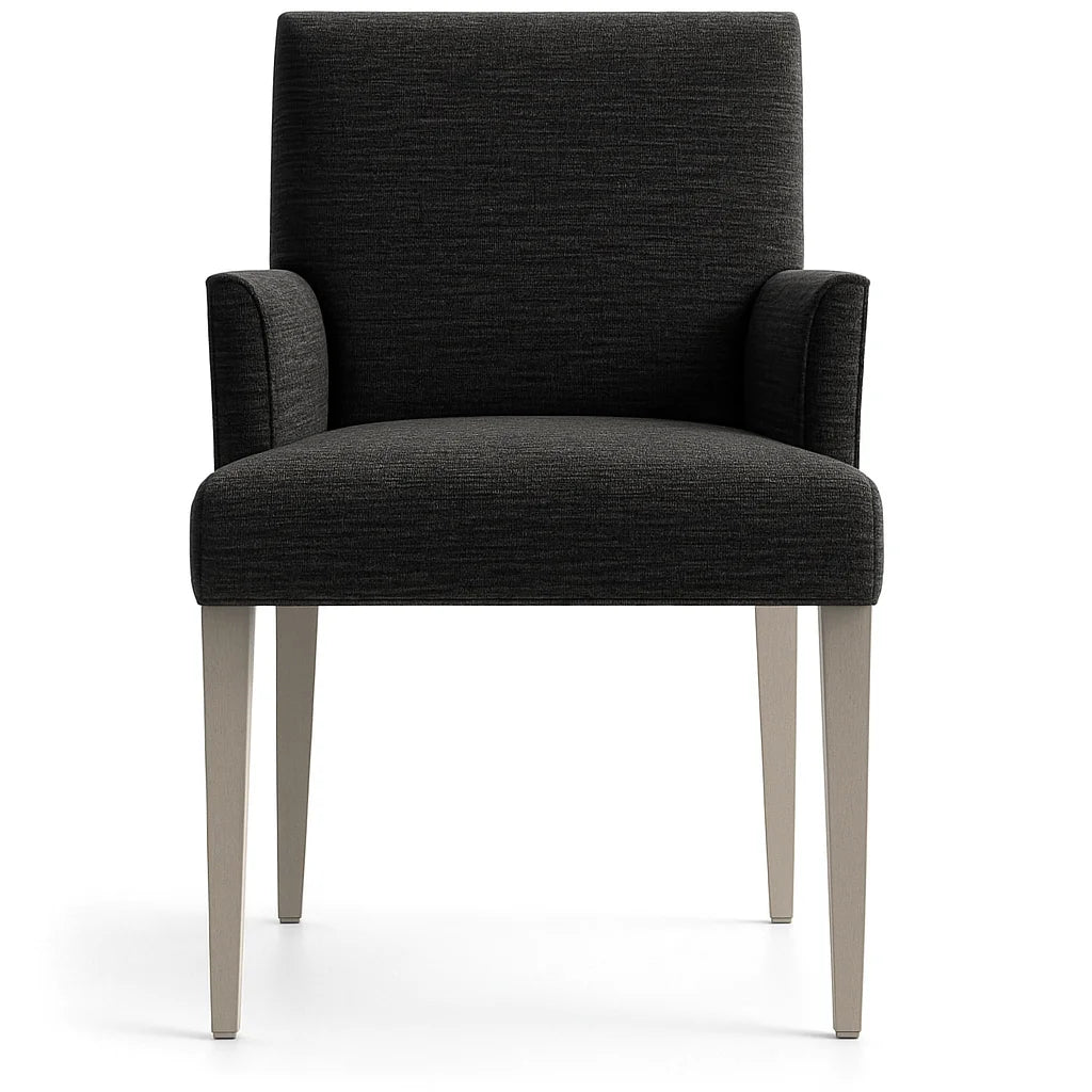 WX23006 Chenille Blossom Series | Snug fit Dining Chair with armrest Slipcover