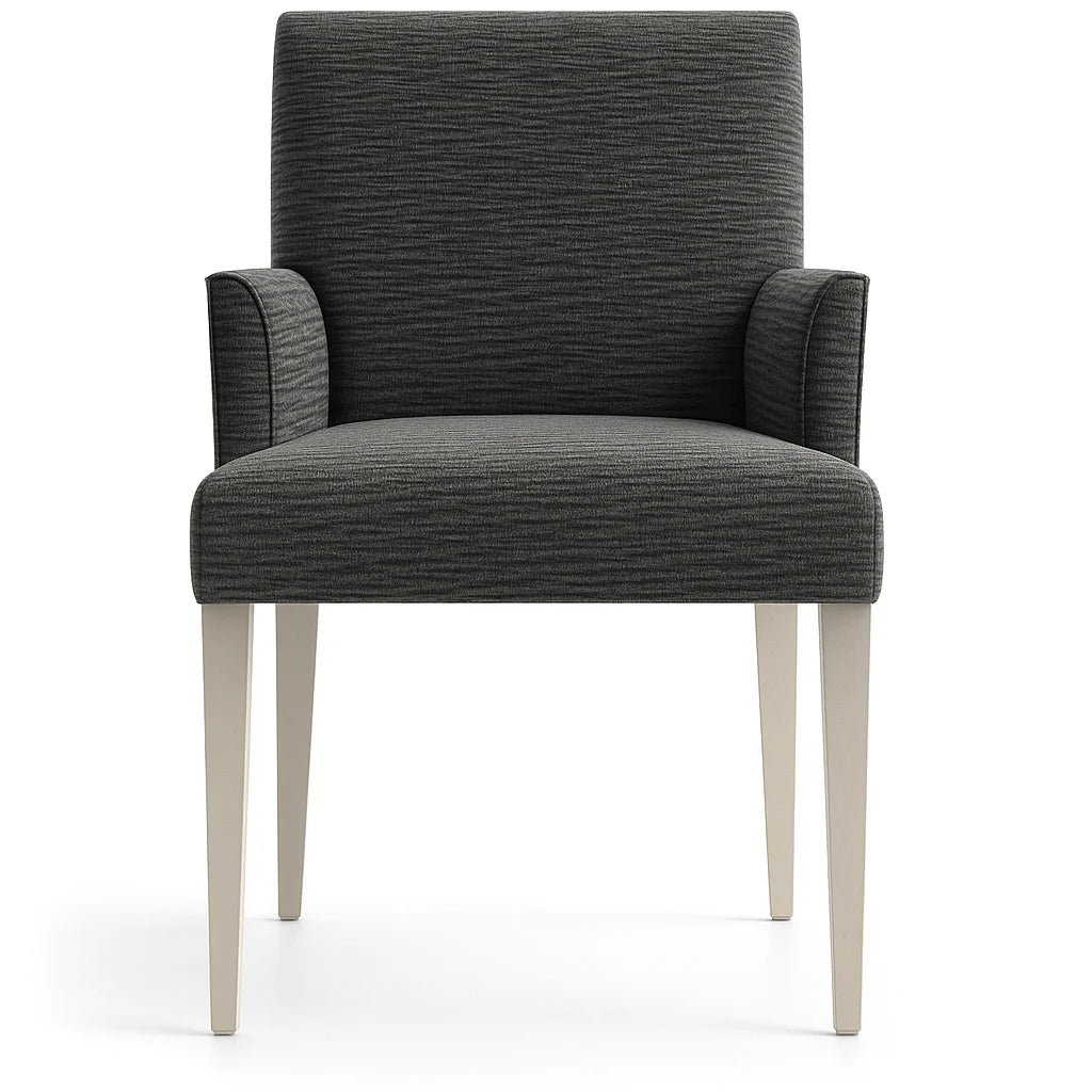 WX23006 Chenille Blossom Series | Snug fit Dining Chair with armrest Slipcover