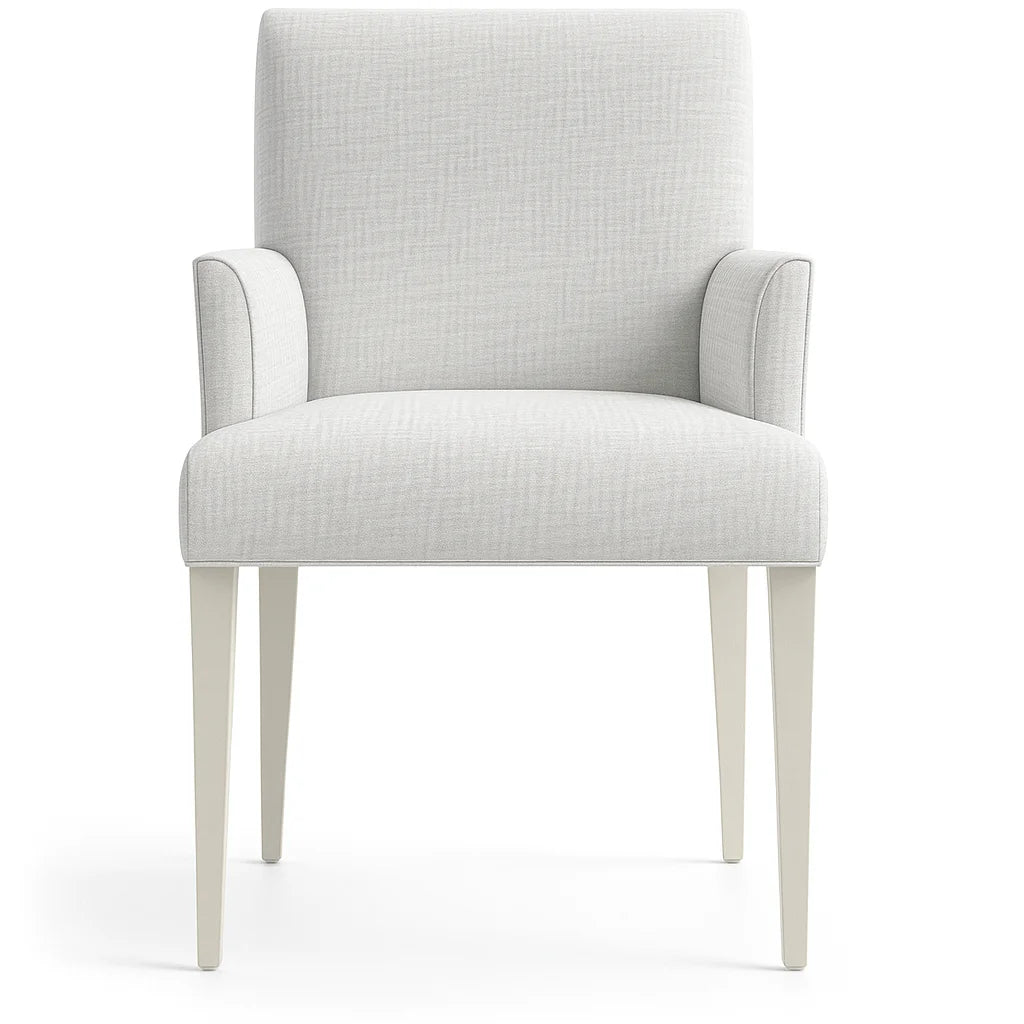 WX23006 Chenille Blossom Series | Snug fit Dining Chair with armrest Slipcover