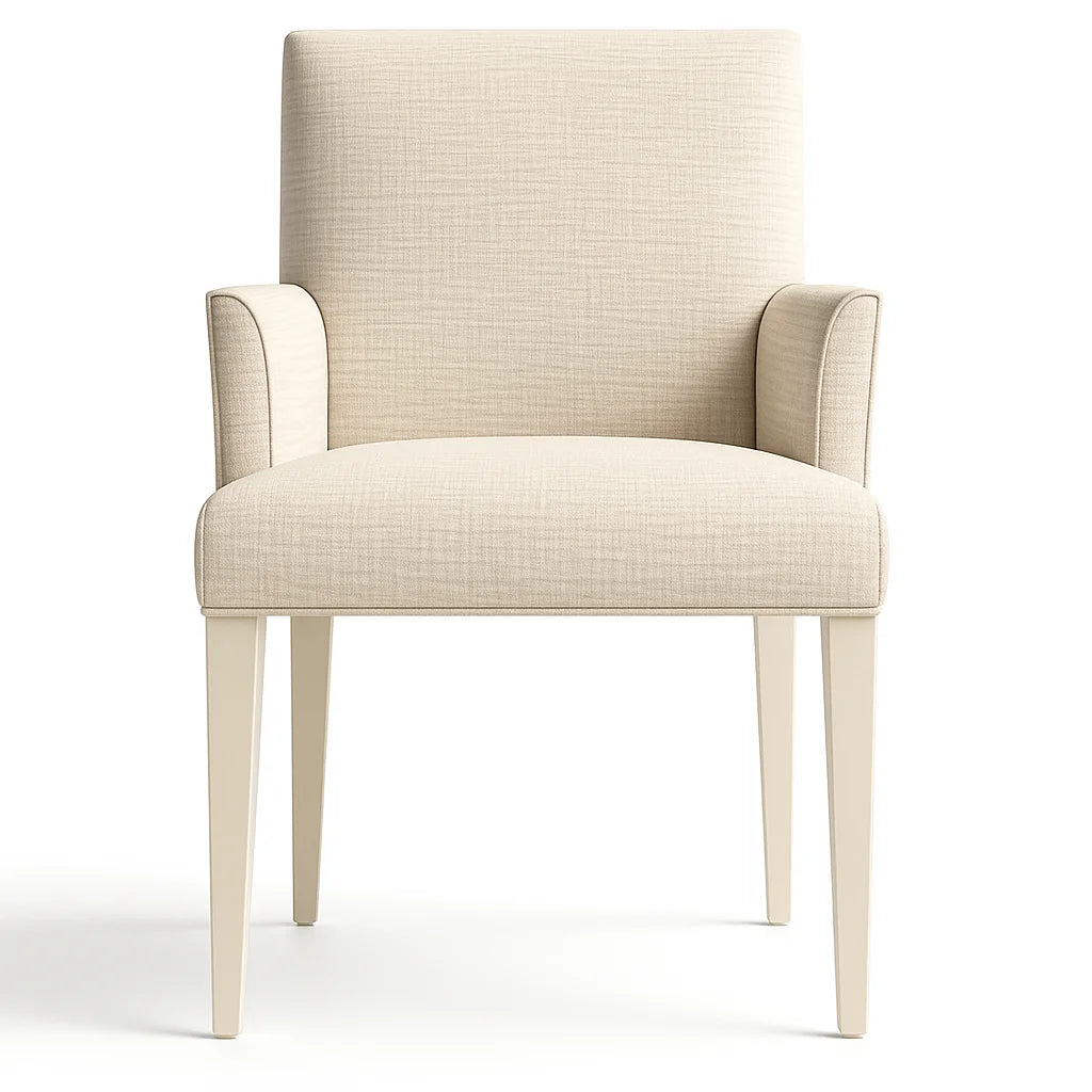 WX23006 Chenille Blossom Series | Snug fit Dining Chair with armrest Slipcover