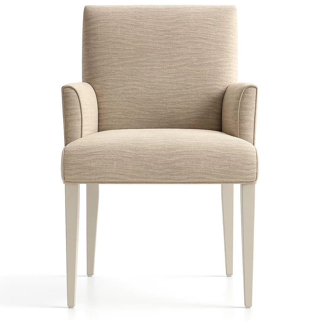 WX23006 Chenille Blossom Series | Snug fit Dining Chair with armrest Slipcover