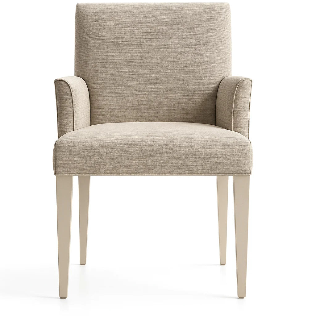 WX23006 Chenille Blossom Series | Snug fit Dining Chair with armrest Slipcover