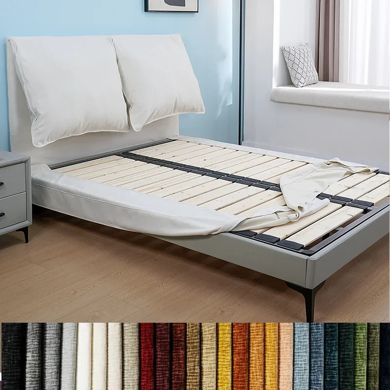 Custom Bed Frame + Headboard Cover
