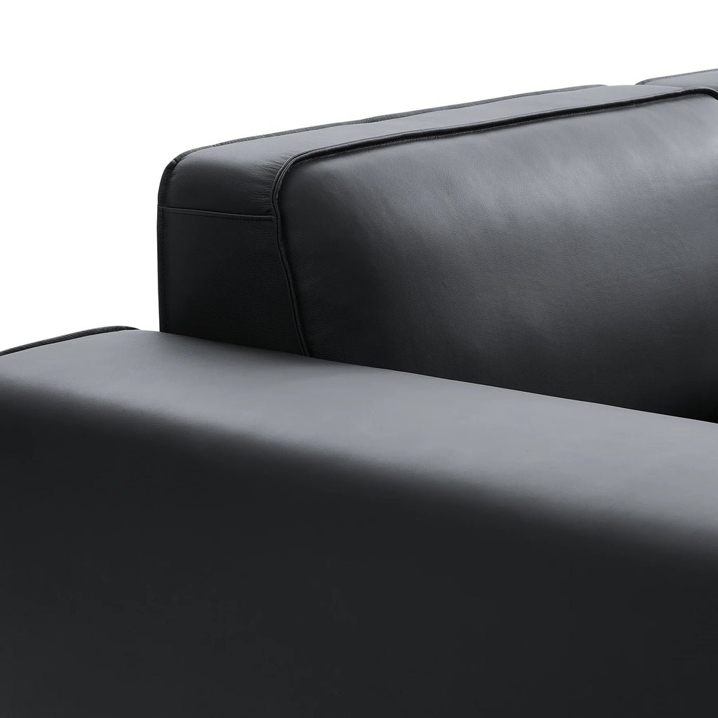 Custom Sofa Slipcover | Terravia - Onyx Black