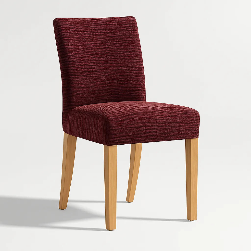 WX23006 Chenille Blossom Series | Snug fit Dining Chair Slipcover