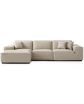 3 Seater Sofa with Chaise Slipcover | Classic Anthracite