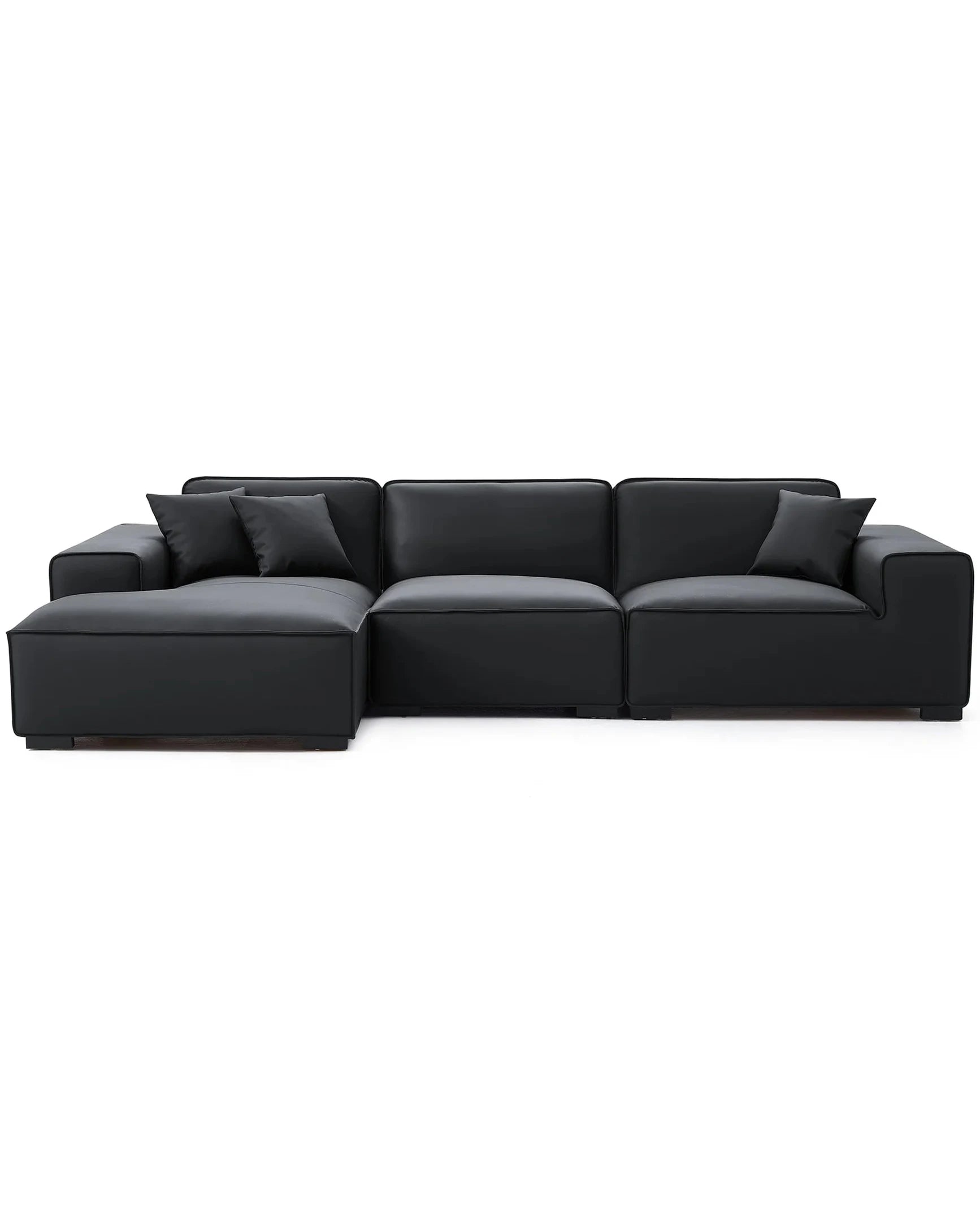 3 Seater Sofa with Chaise Slipcover | Classic Anthracite