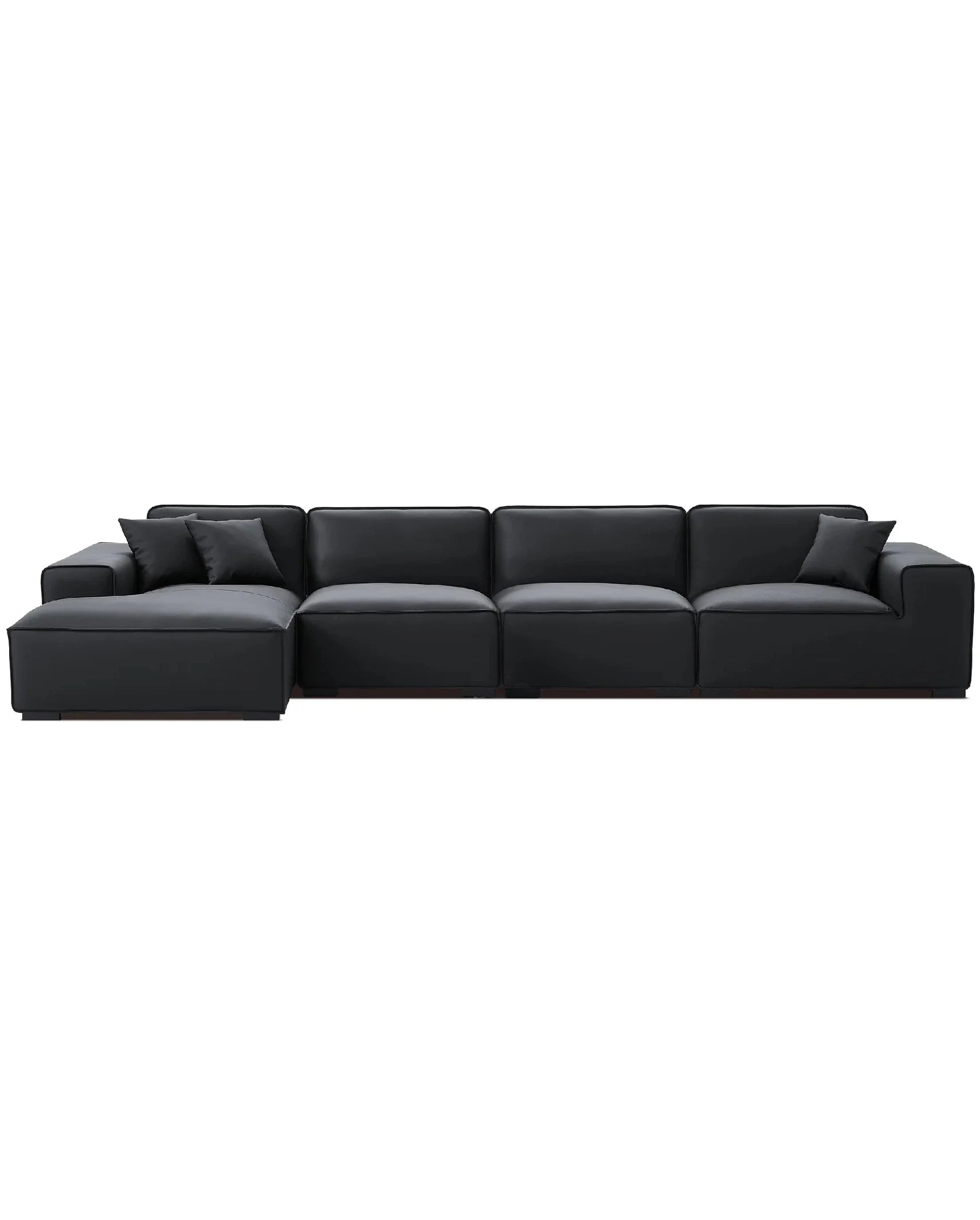 4 Seater Sofa with Chaise Slipcover | Classic Anthracite