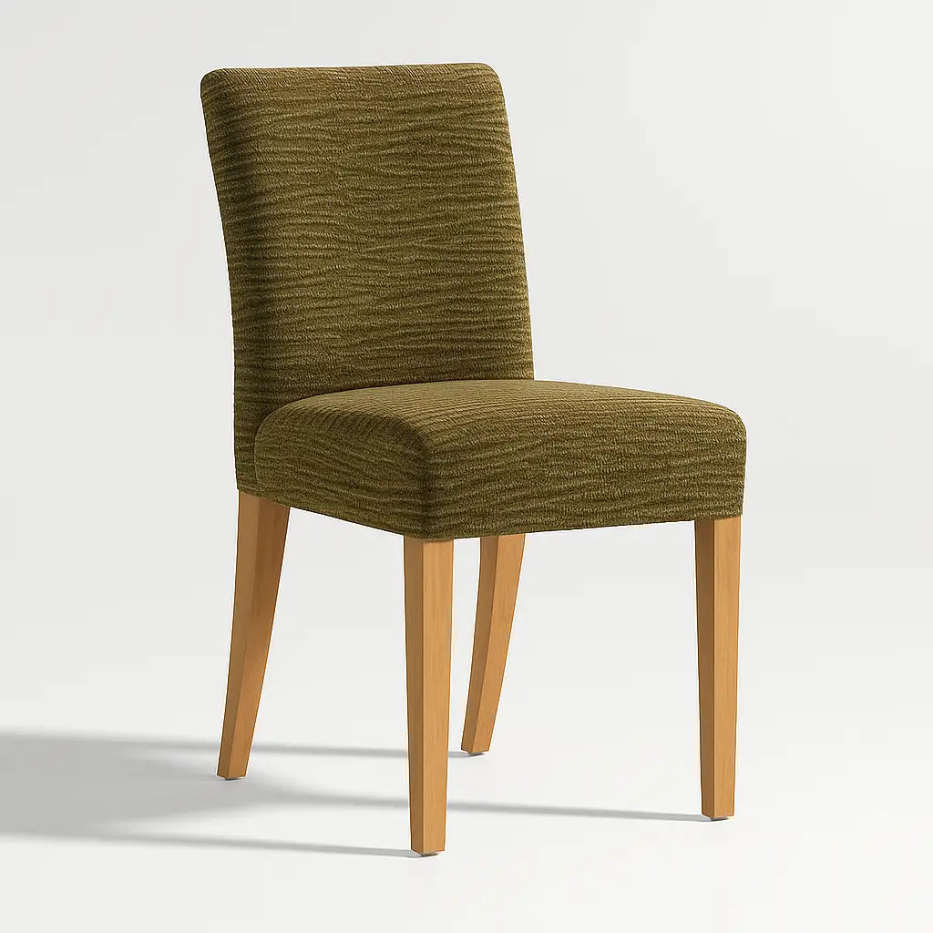 WX23006 Chenille Blossom Series | Snug fit Dining Chair Slipcover