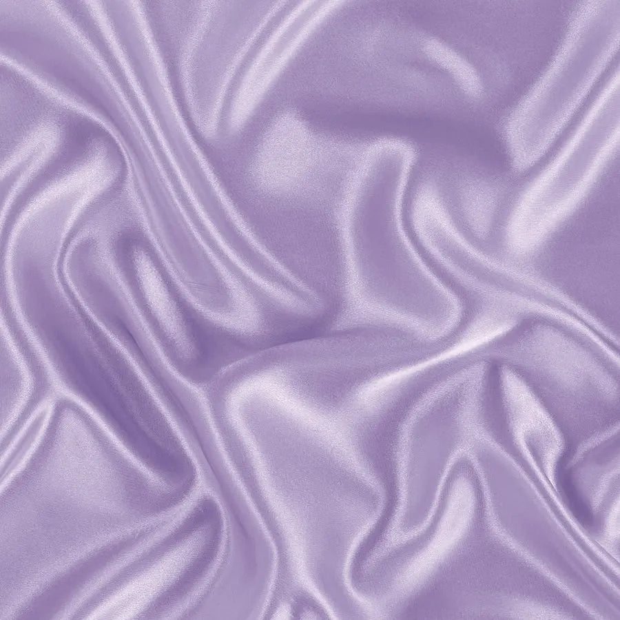 Solid Satin Silk Pillowcase 2 Pack - Lavender