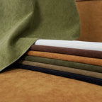 Custom Sofa Slipcover | Performance Brushed Velvet - Harbor Mist