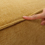 Custom Sofa Slipcover | Elara Basic - Turmeric